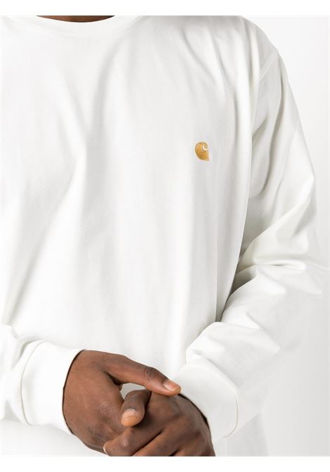 t-shirt ls chase uomo white CARHARTT WIP | I02639200R.XX